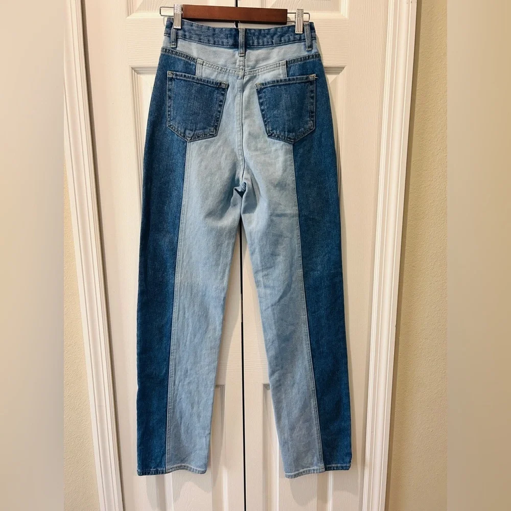 PacSun Boyfriend Jeans Size 25 | Two-Tone Panel Denim | Denim at Dawn